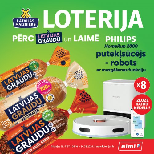 Latvijas Graudu Maize Lottery in Rimi Stores