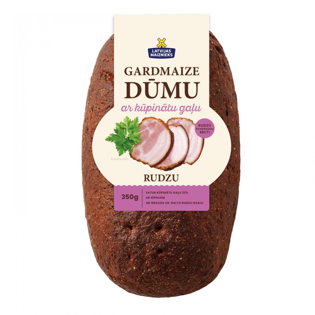 Gardmaize DŪMU хлеб с копчёным мясом