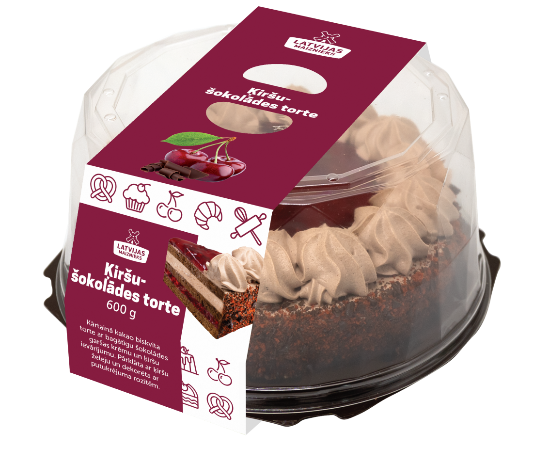 Cherry chocolate cake