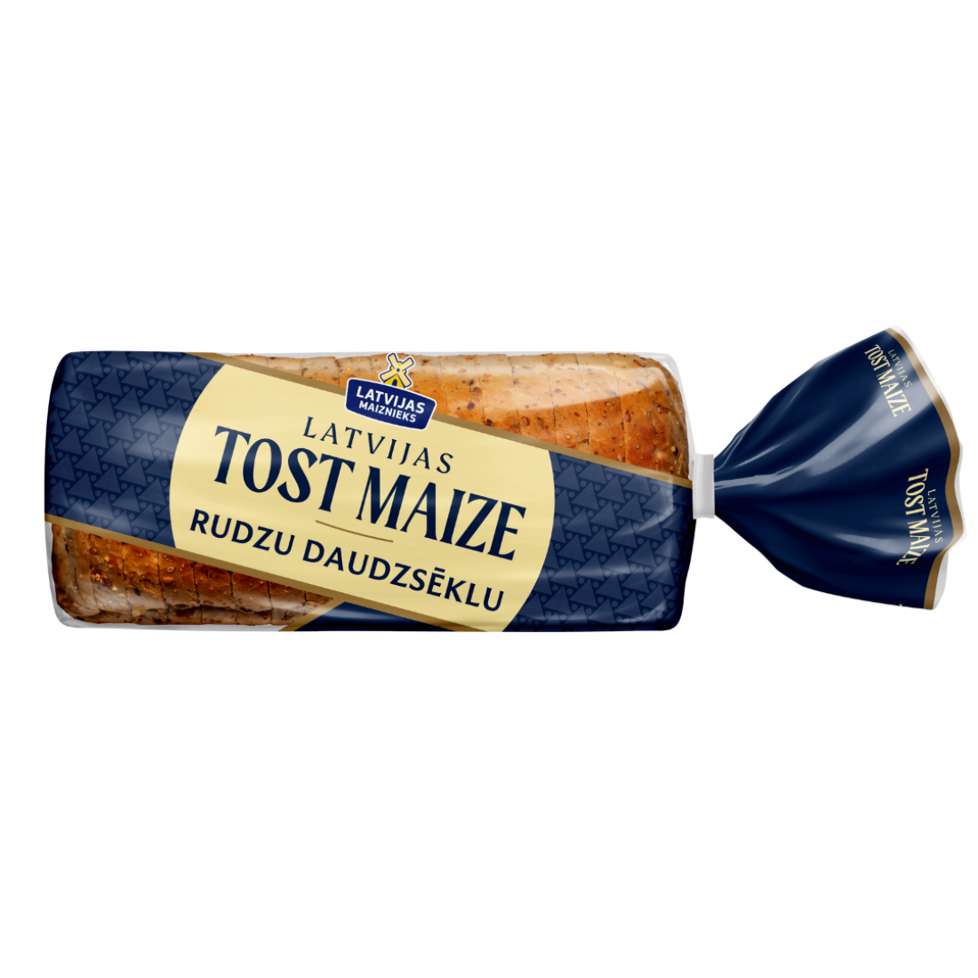 Latvijas Tost Maize Rudzu daudzsēklu tostermaize, 450g