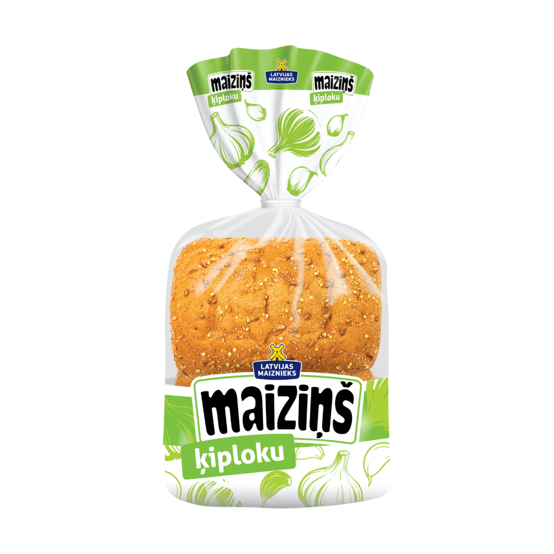 "Maiziņš"   Ķiploku maizītes