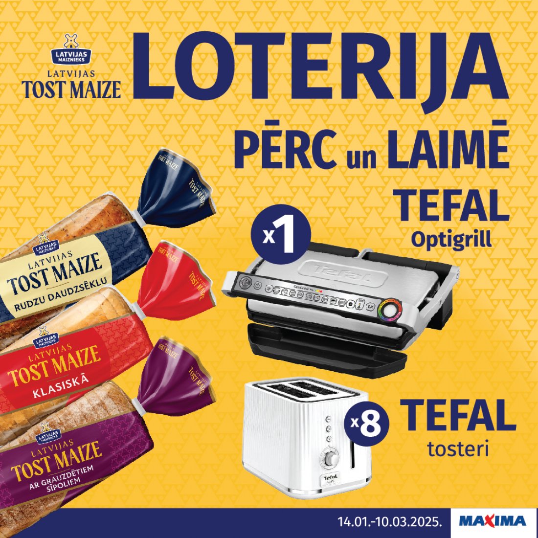 LATVIJAS tOST MAIZE LOTTERY IN MAXIMA STORES"