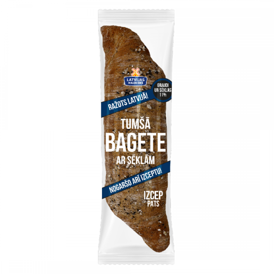 IZCEP PATS Dark baguette with seeds