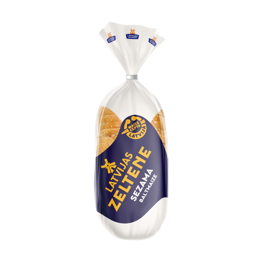 "Latvijas Zeltene" Sesame white bread