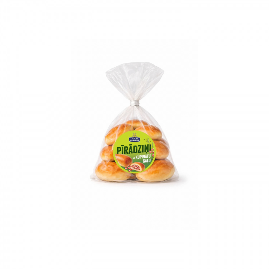 Pīrādziņi ar kūpināto gaļu