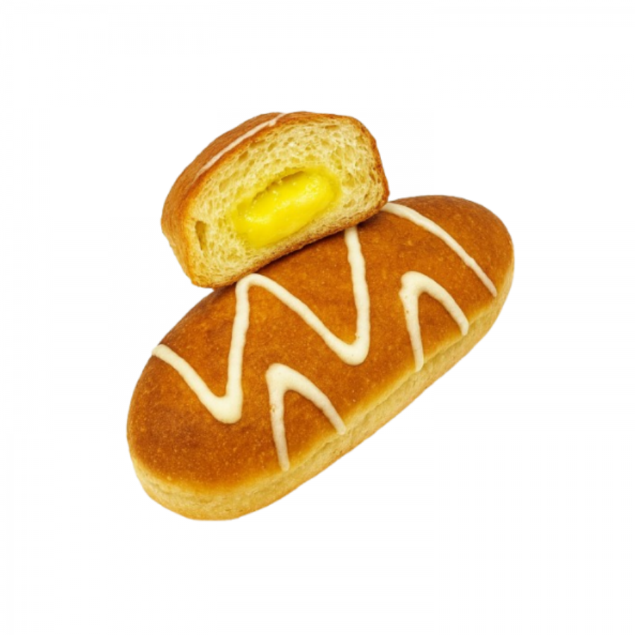 Berlīners ar vaniļas garšas pildījumu		