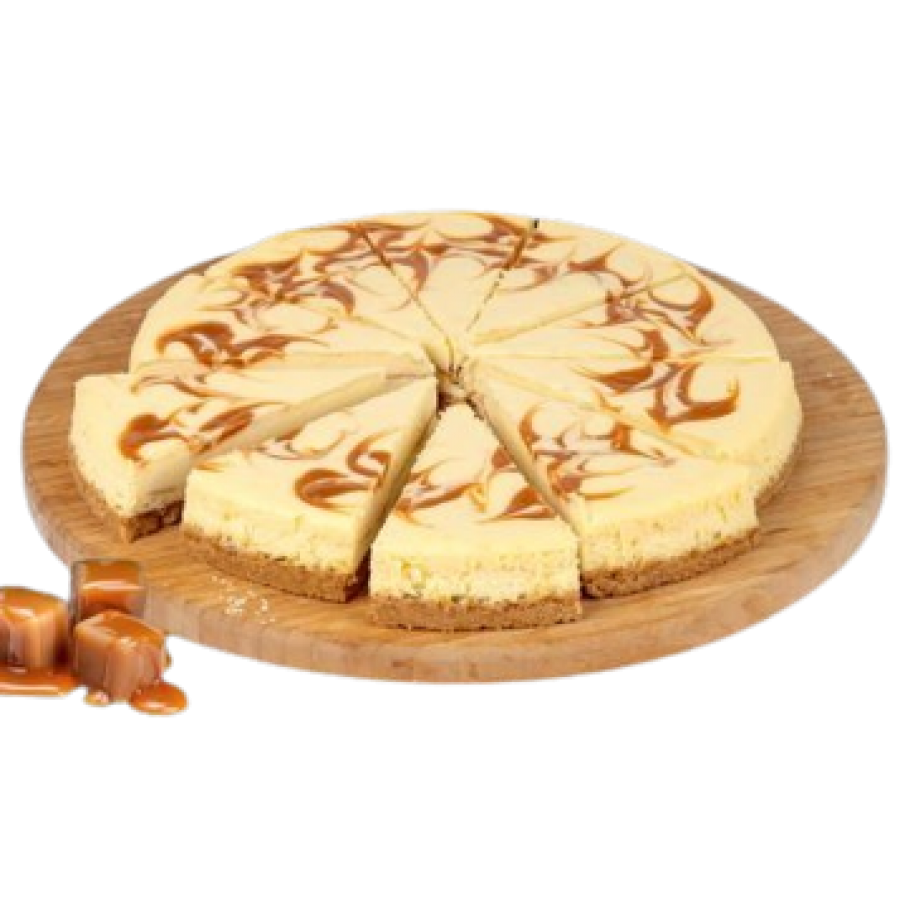 Cheese Cake with Salted Caramel Filling