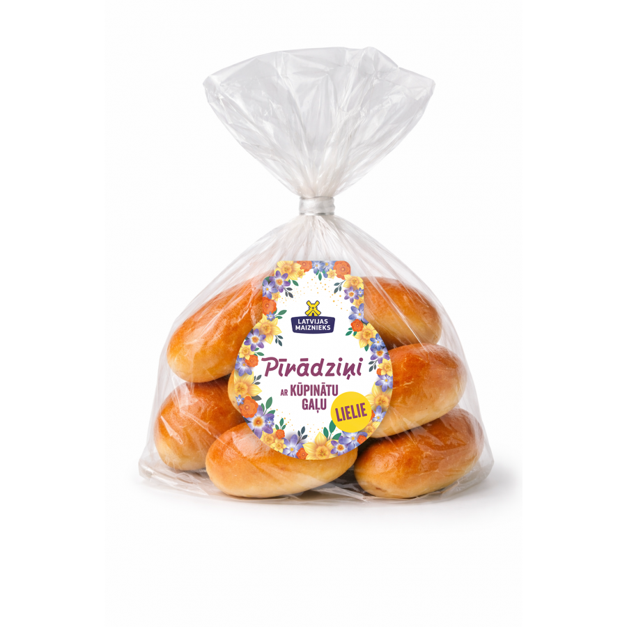 Pīrādziņi ar kūpināto gaļu