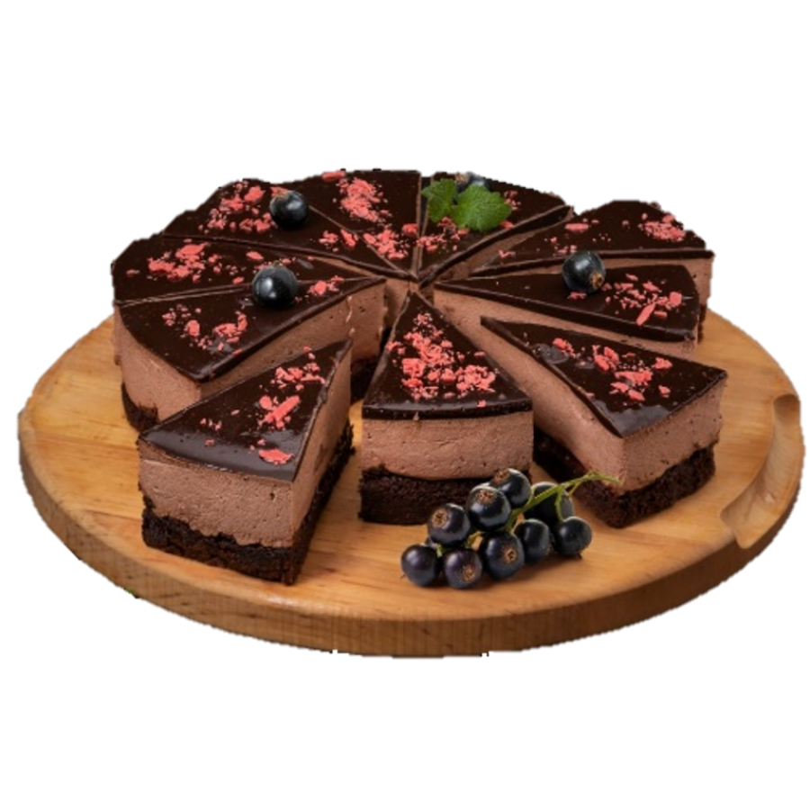 Торт из черной смородины и шоколада 